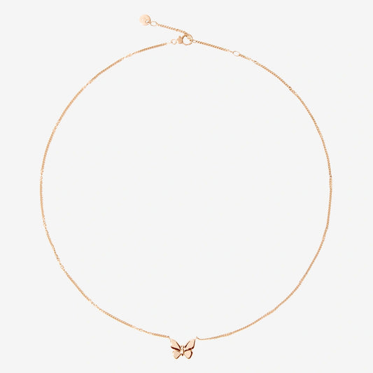 collana farfalla oro rosa