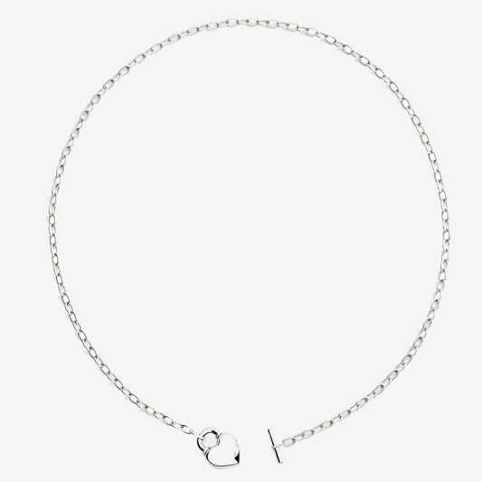 Collana Cuore Bold Argento