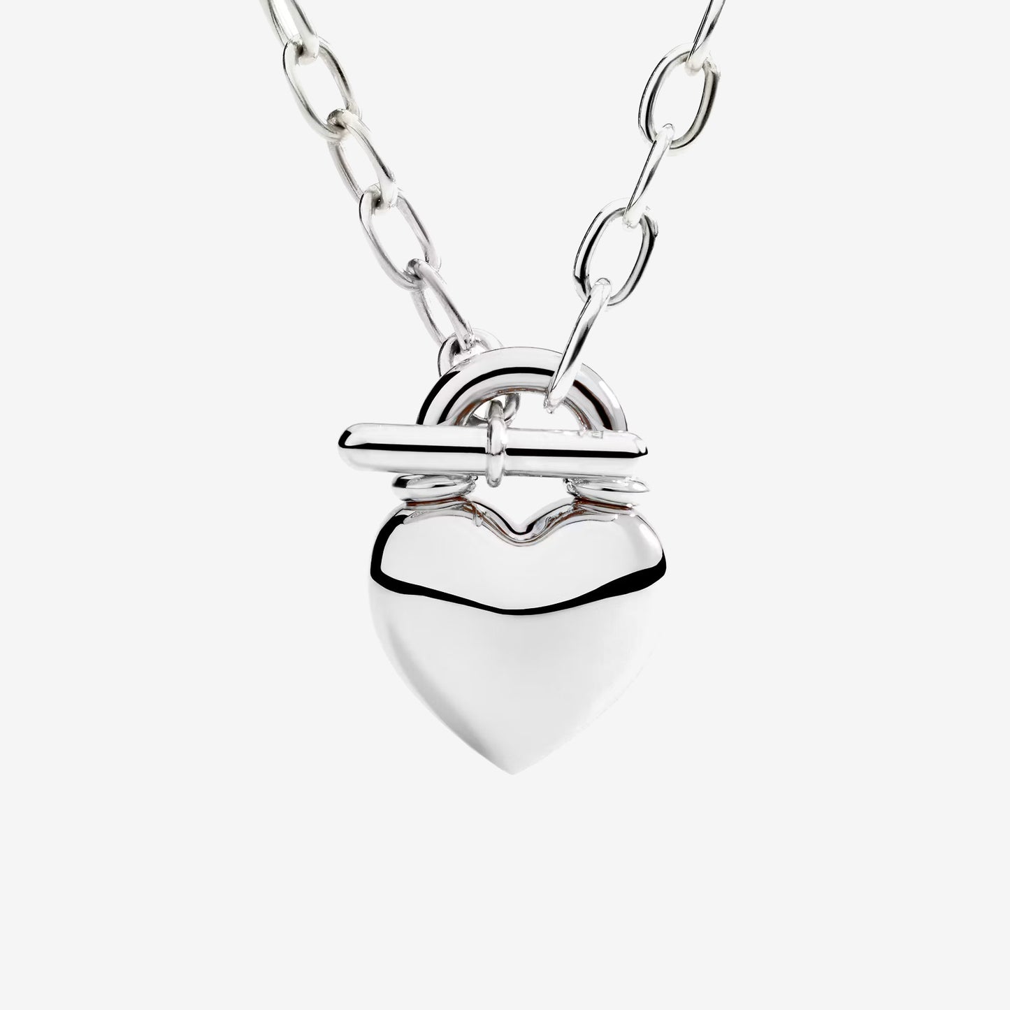 Collana Cuore Bold Argento