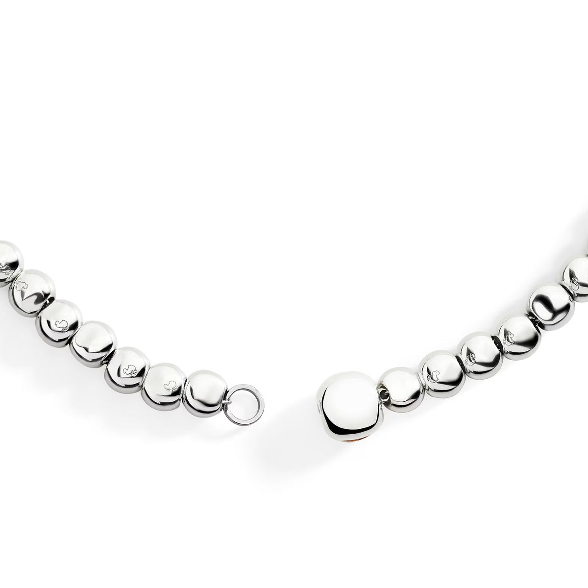 Collana Pepite in Argento e Oro Rosa