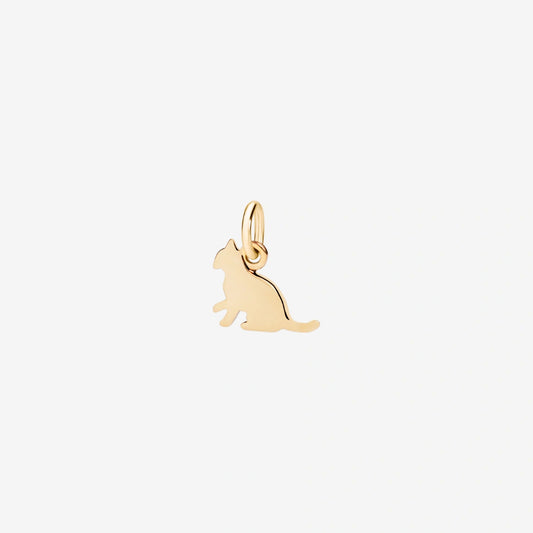 Charm Gatto Oro Giallo