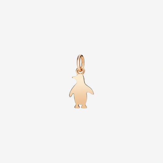 ciondolo pinguino oro rosa