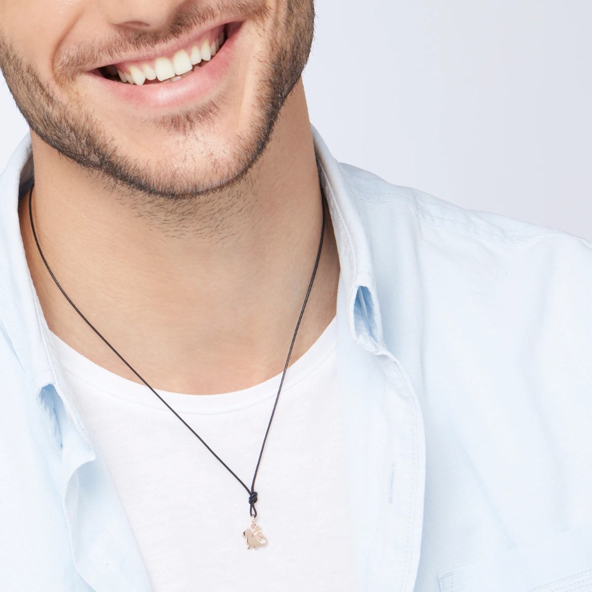 ciondolo drago oro rosa