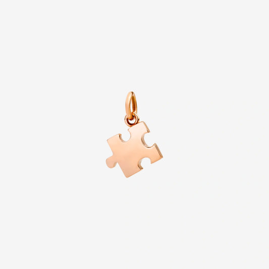 ciondolo puzzle oro rosa