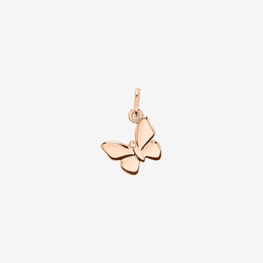 ciondolo farfalla oro rosa