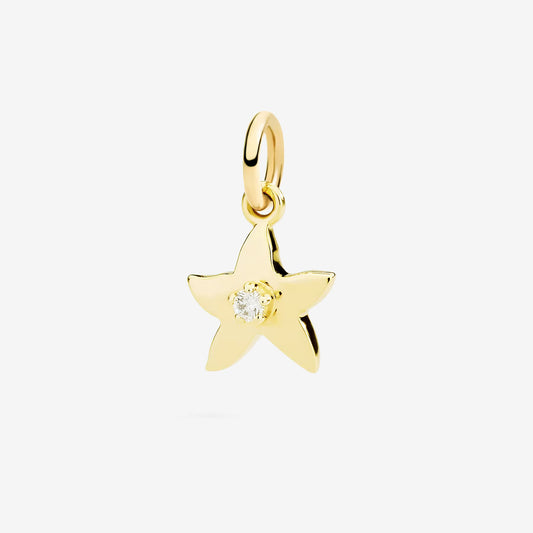 Charm Stellina con Diamante