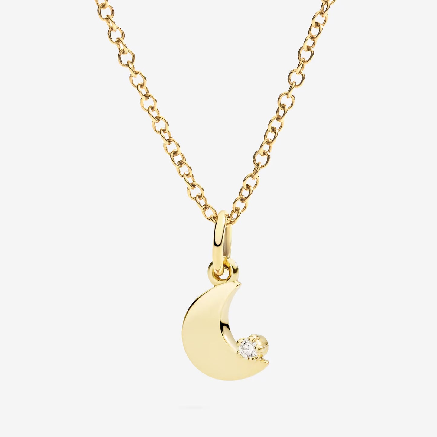 Charm Luna con Diamante