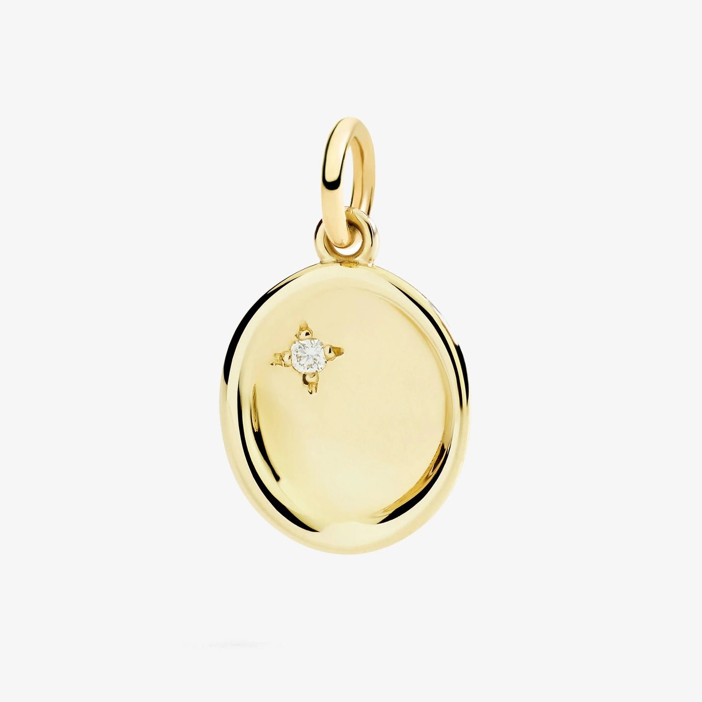 Ciondolo Sigillo oro giallo & Diamante bianco