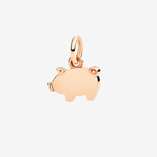 Ciondolo Maialino Oro Rosa