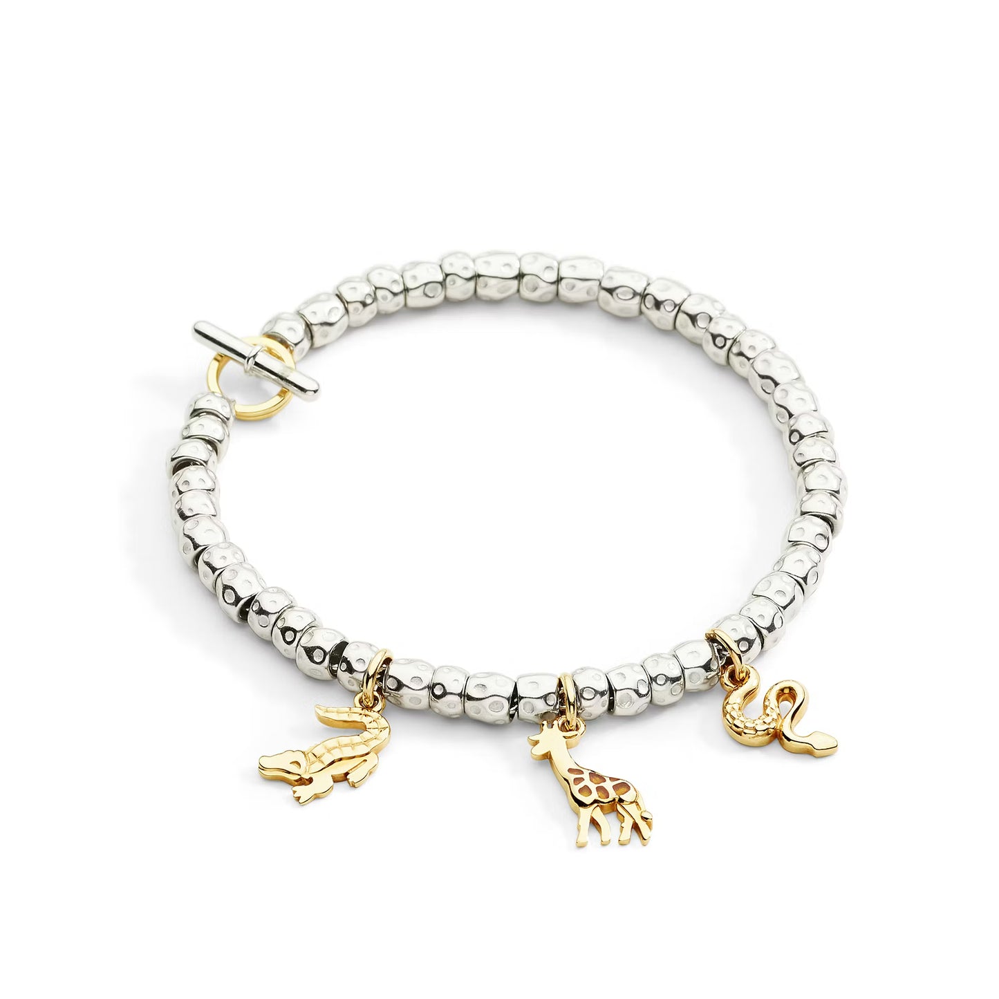 Charm Giraffa Oro Giallo & Smalto