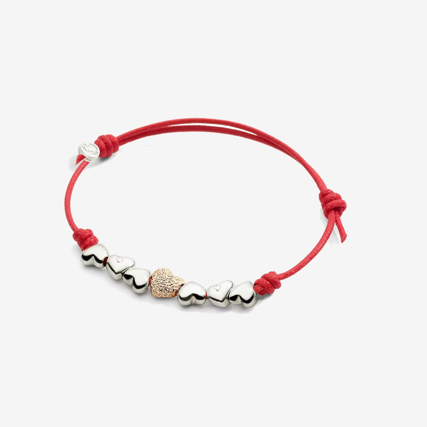 Componenti Cuore Oro Rosa Diamantato