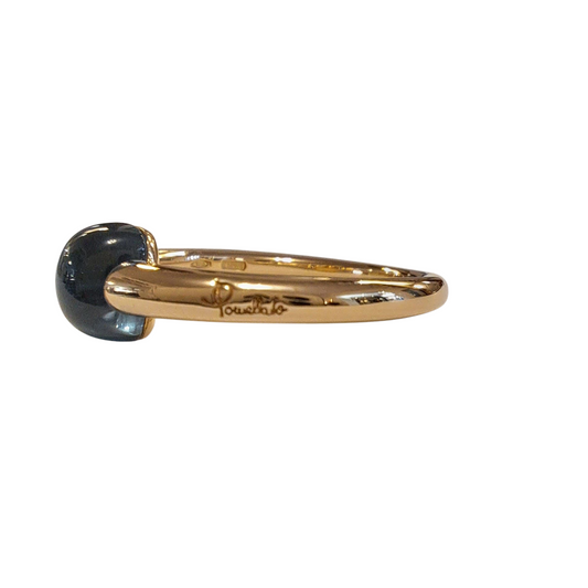 Anello Pomellato m'ama non m'ama azzurro