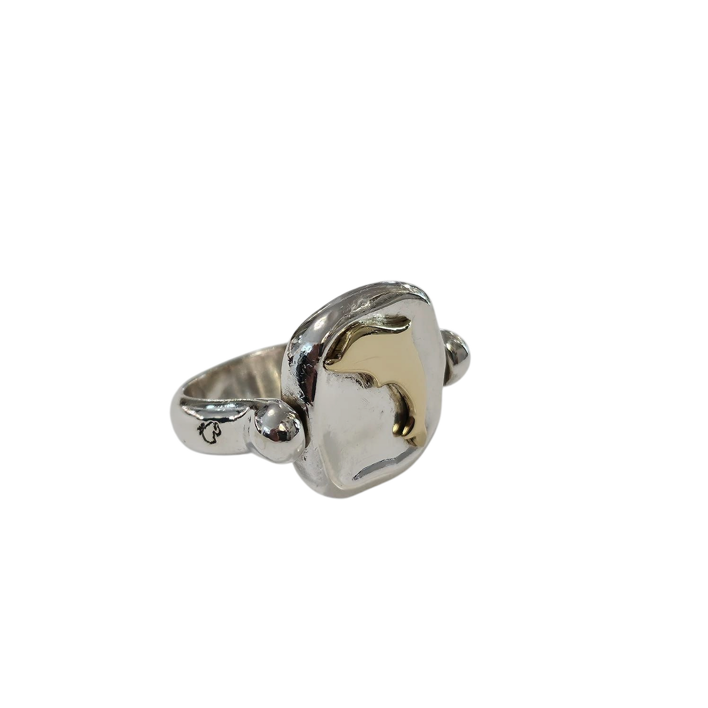 Anello DoDo piastrina con Delfino