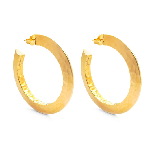 Orecchini Blade Grandi Dorati