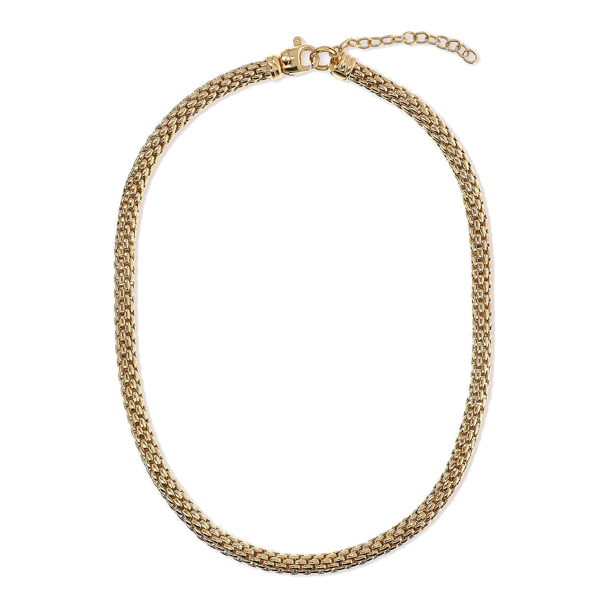 Collana Golden Girocollo Maxi Catena Popcorn