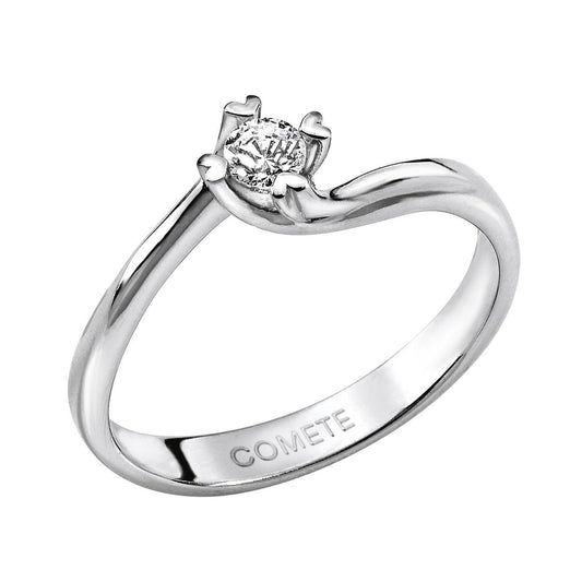 Anello solitario cuori