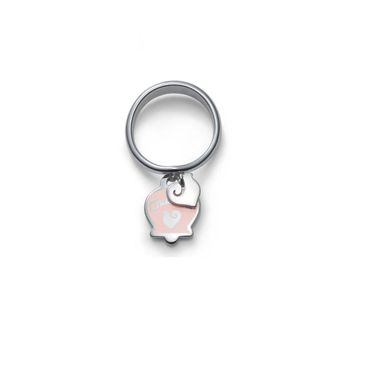 Anello Campanella piatta rosa