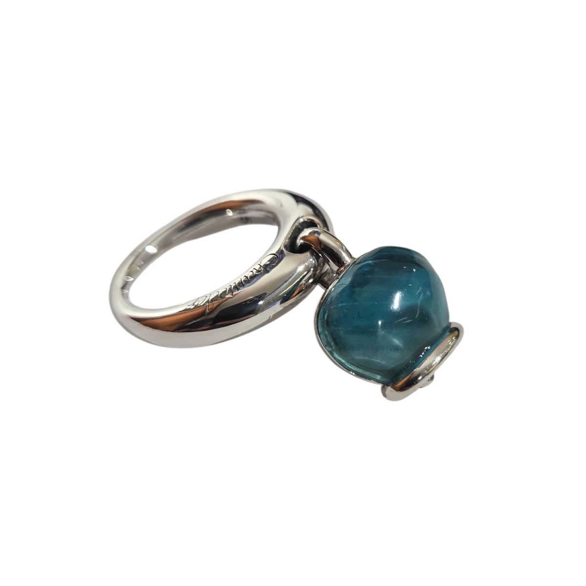 Anello Chantecler Campanella Resina Azzurra