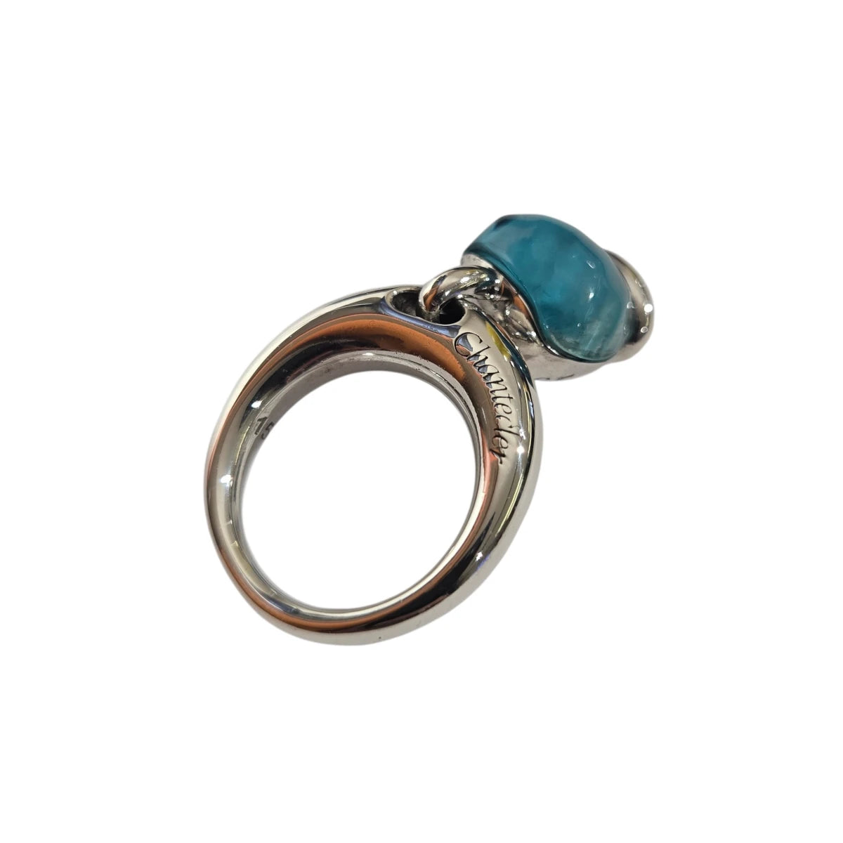 Anello Chantecler Campanella Resina Azzurra