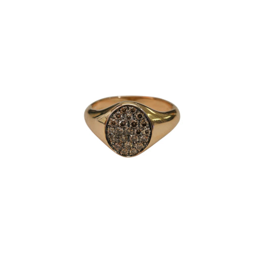 Anello Crivelli Chevalier Diamanti Brown