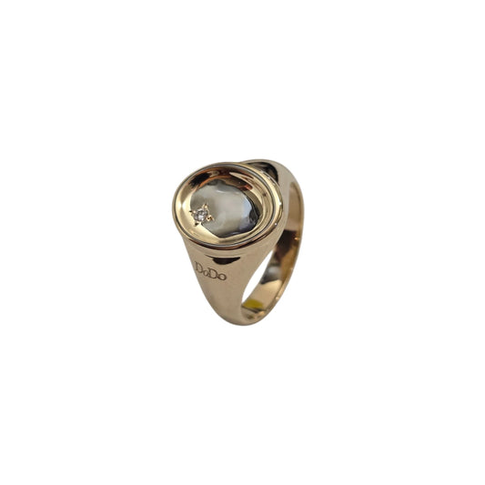 Anello DoDo Sigillo in oro giallo