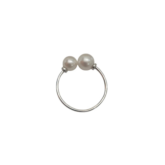 Anello Due Perle
