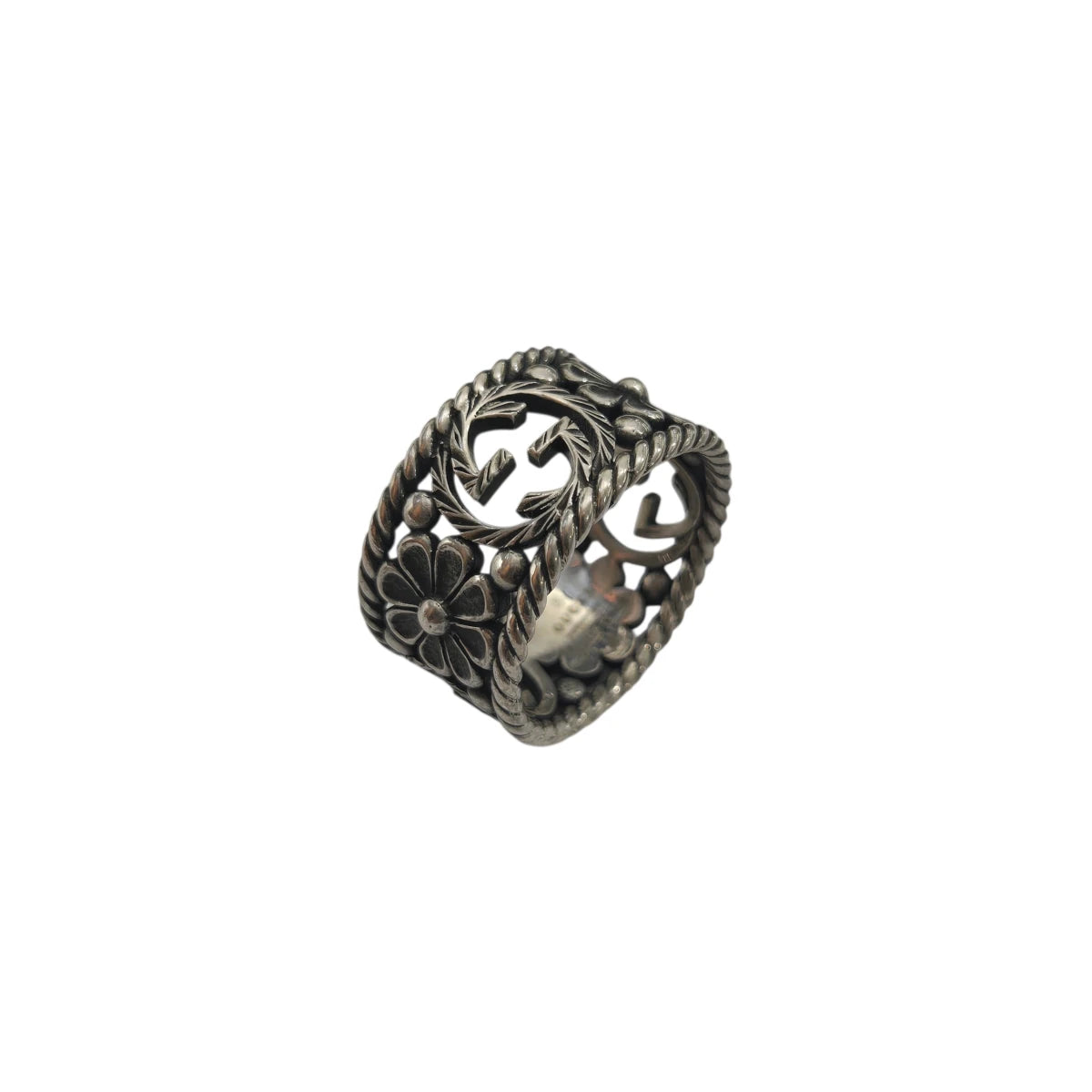 Anello Gucci Interlocked Fiore