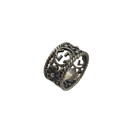 Anello Gucci Interlocked Fiore