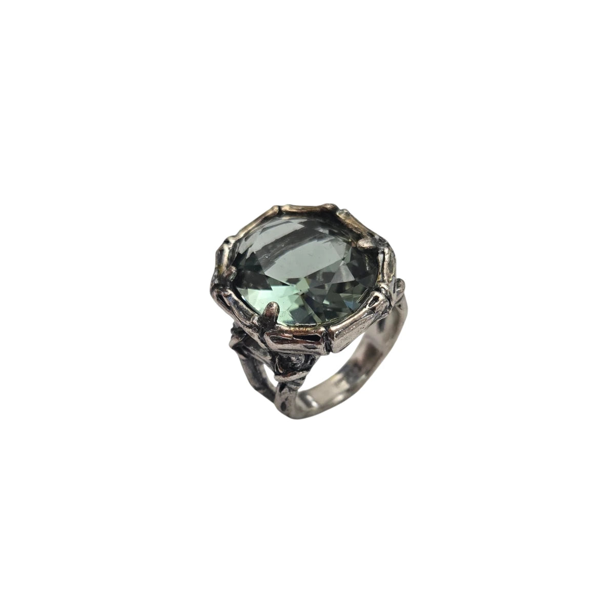 Anello Raspini Bambù Quarzo