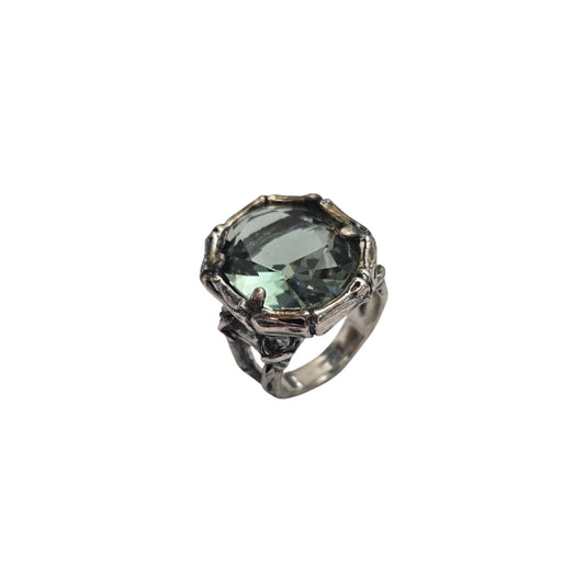 Anello Raspini Bambù Quarzo