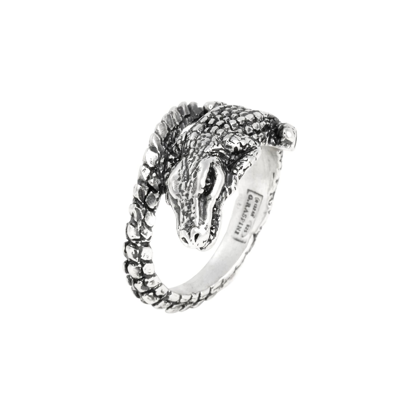 Anello Da Mignolo Coccodrillo