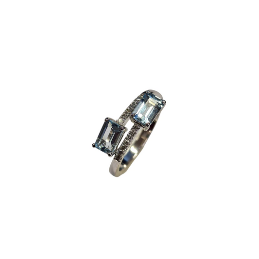 Anello Comete Toi et Moi