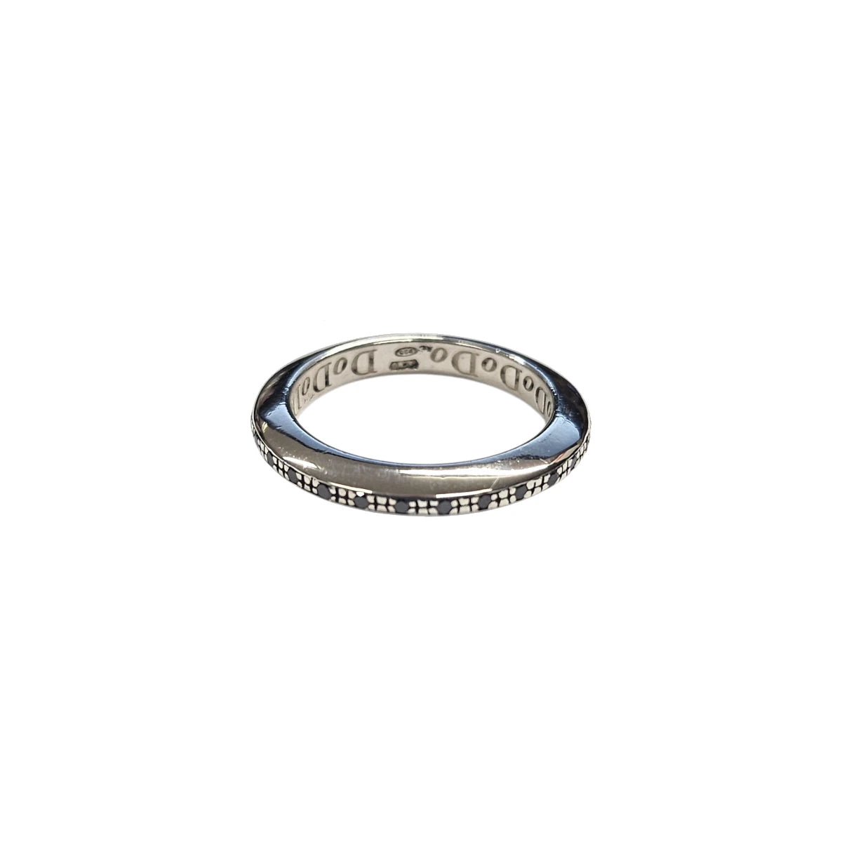 Anello DoDo Disc Diamanti Neri
