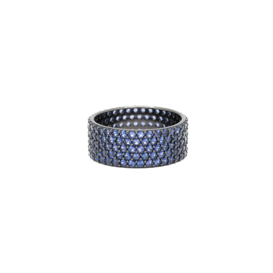 Anello Fascia Bassa Blu