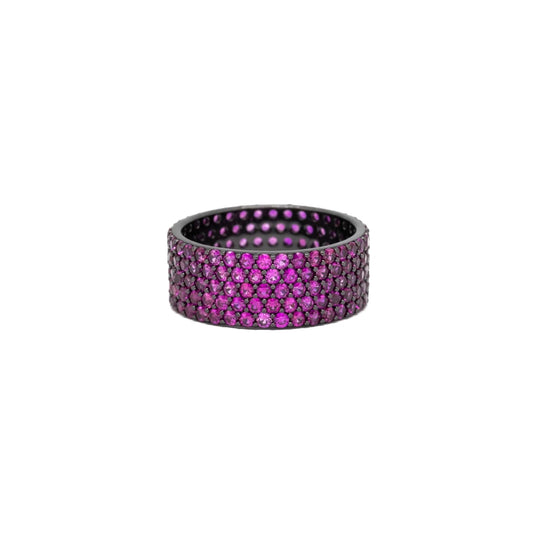 Anello Fascia Bassa Rosso