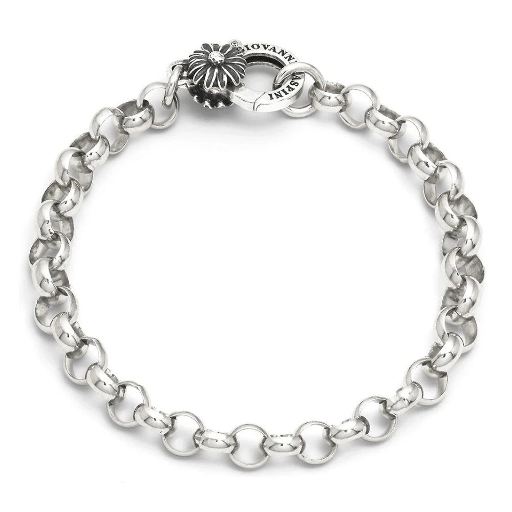 Bracciale Base Rolò Chiusura Margherita