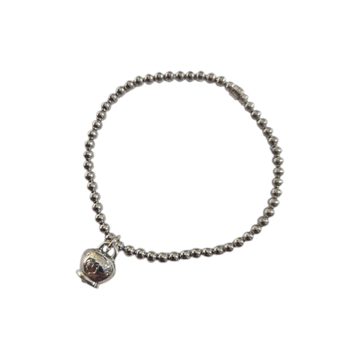 Bracciale Chantecler elastico campanella argento