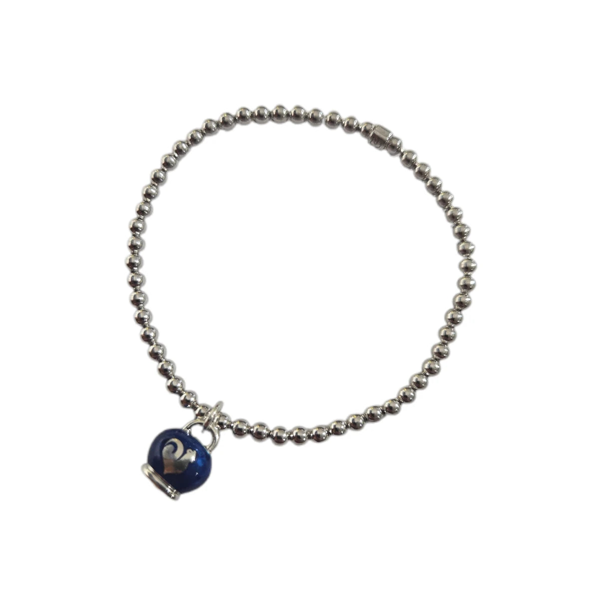 Bracciale Chantecler elastico campanella blu