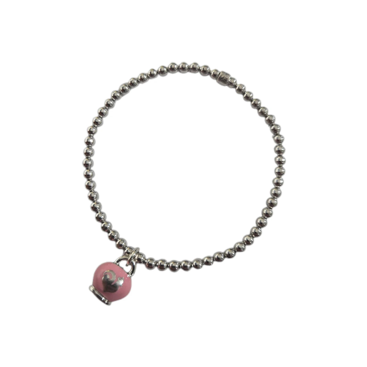 Chantecler Stretch Bracelet with Light Blue Bell Charm