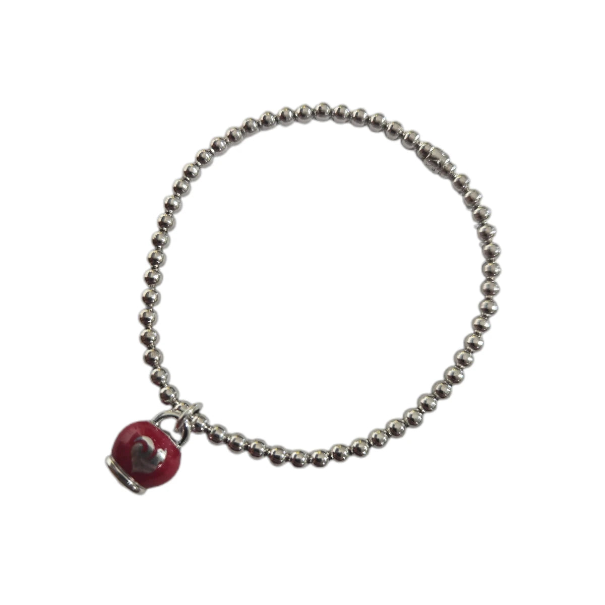 Bracciale Chantecler elastico campanella rossa