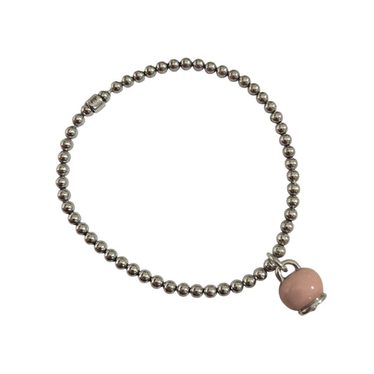 Bracciale Chantecler elastico campanella rosa