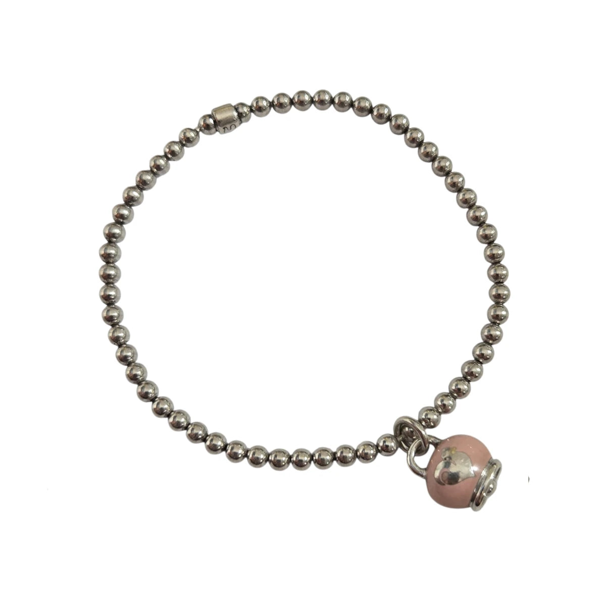 Bracciale Chantecler elastico campanella rosa
