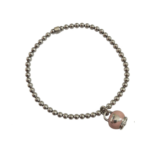 Bracciale Chantecler elastico campanella rosa