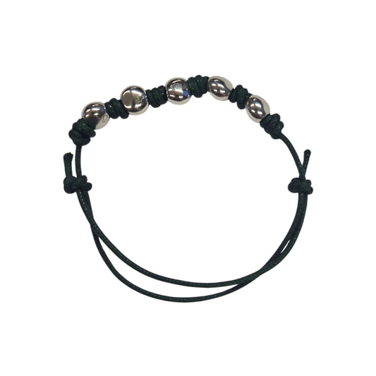 Bracciale Cordino DoDo 5 Pepite Argento Sp