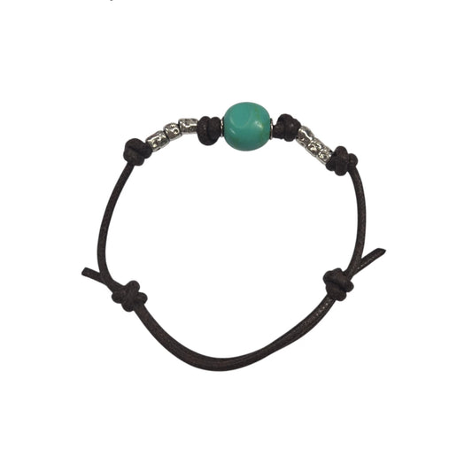 Bracciale Cordin DoDo 6 Granelli e Pepita Azzurra