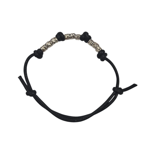 Bracciale Cordino nero DoDo 9 Granelli