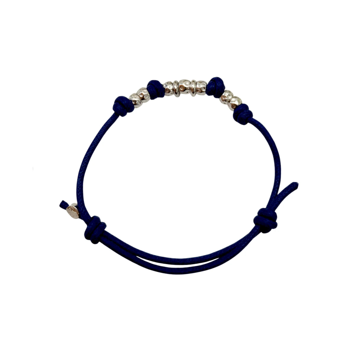 DoDo Cord Bracelet with Orange Nuggets and Rondelles