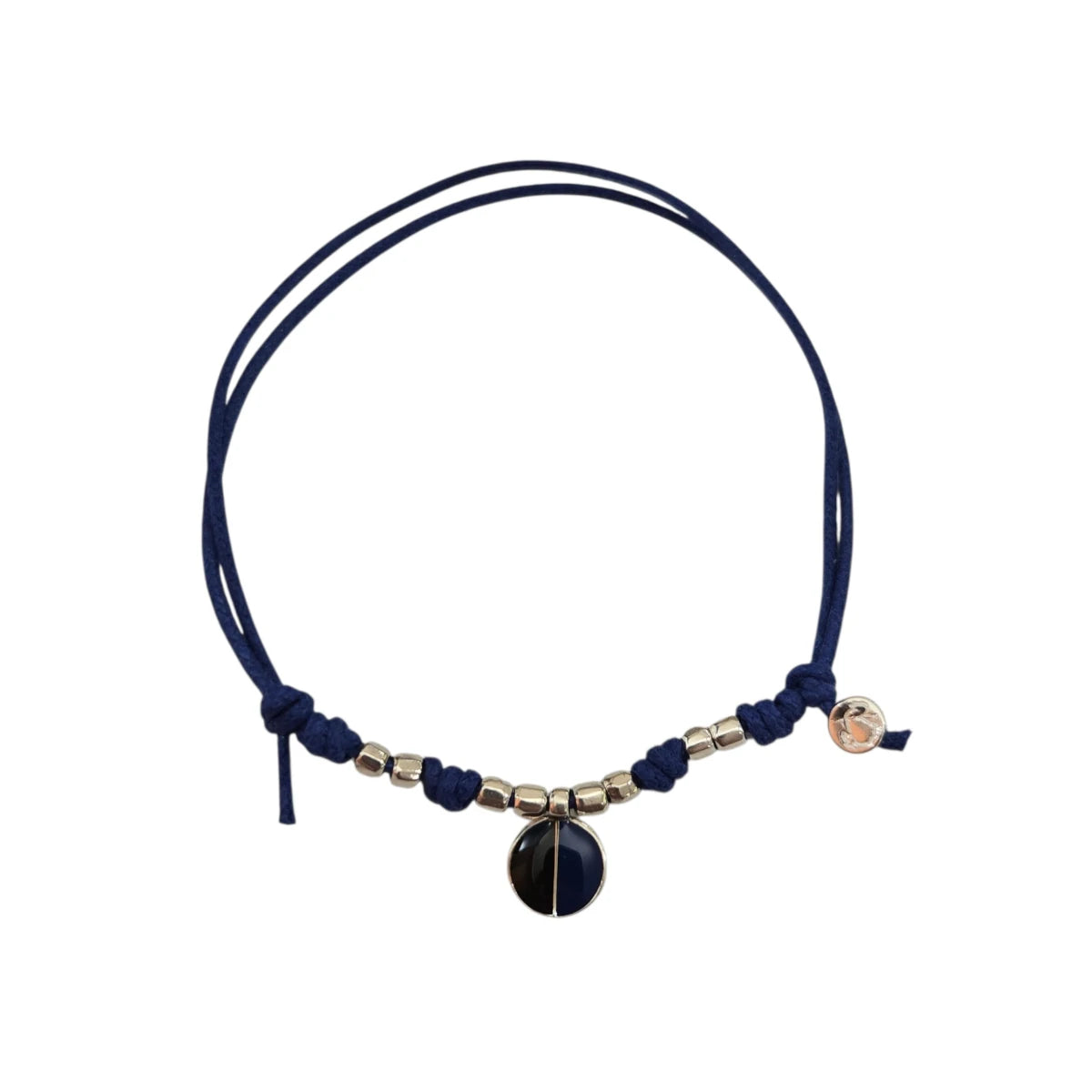 DoDo Cord Bracelet with Orange Nuggets and Rondelles