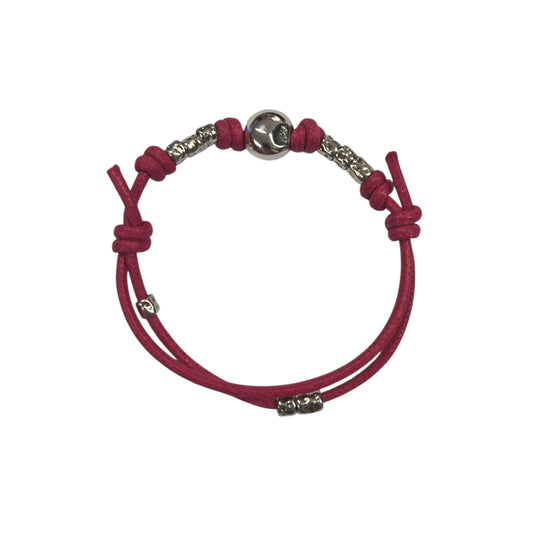 Bracciale Cordino Fuxia DoDo Granelli e Pepita