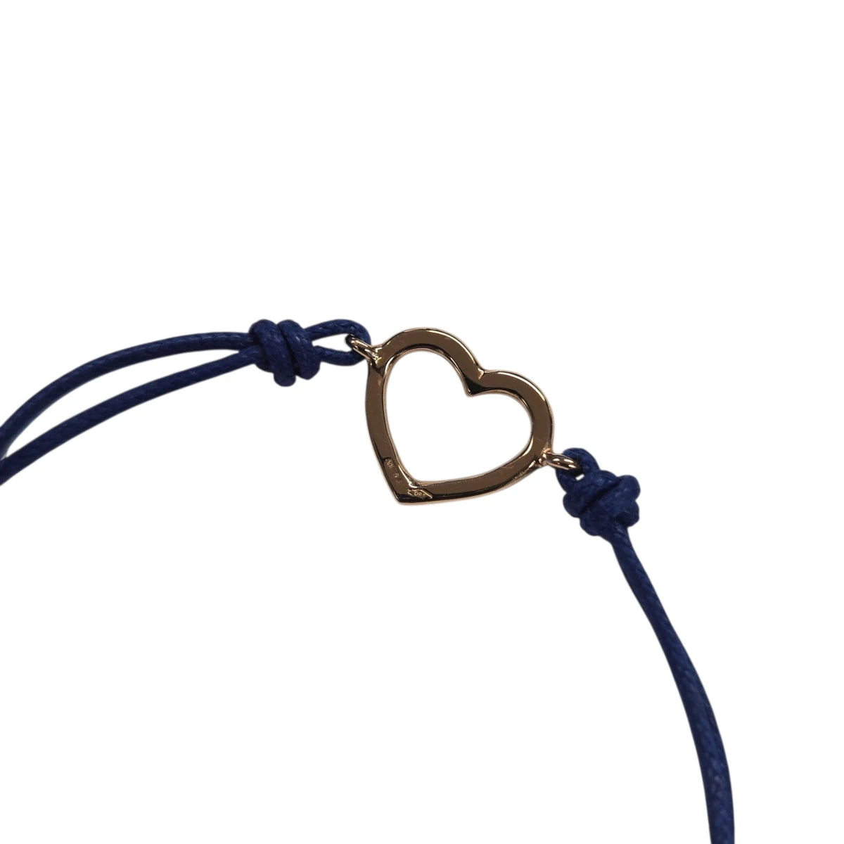 Bracciale Marco Gerbella Cordino con Cuore Diamanti Brown